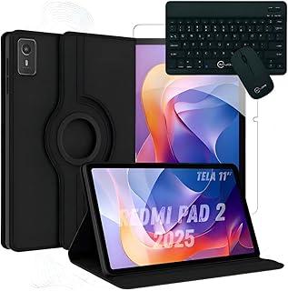 Capa Para Xiaomi Redmi Pad 2 (2025) Kit Completo (Preto).