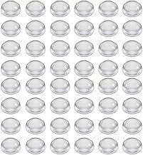 Protetor Anti Impacto Redondo de Silicone PVC 8mm c/ 40 Peças Amortecedor de Porta, Parede, Maçaneta, Batentes, Material Transparente Contra Batidas e Ruídos Multiuso Ideal para Móveis no Geral