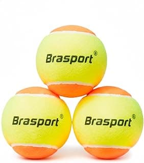 Kit 3 Bolas Beach Tennis Profissional Tenis De Praia Feltro