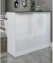 Bancada Balcão com Prateleira/divisor de ambientes Multimóveis 5484 Branca