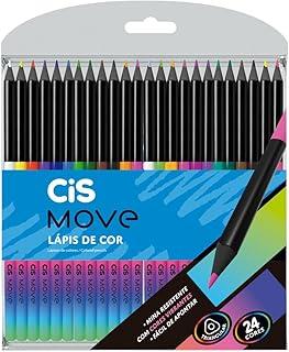 CIS Lápis de cor Move 24 cores