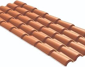 Kit com 10 Telhas Pvc Colonial 328x86cm Permatti Ceramica