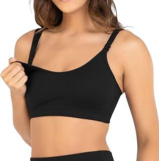 Sutiã Top de Amamentação Sem Bojo em Modal Orgânico Feminino Love Secret Adulto