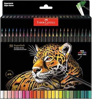 Lápis De Cor, Faber-Castell, Ecolápis Supersoft, 210750, 50 cores