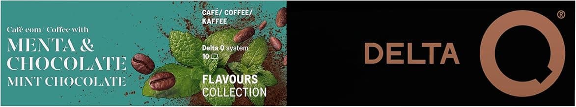 Cápsulas de Café Aroma Menta e Chocolate compatível com Delta Q com 32.75% de desconto por R$ 19,90 na amazon
