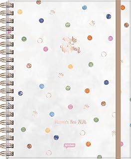 Jandaia - Agenda Planner Neo 175x242mm CD 80 fls Datada La Creme - 2026