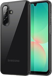 JETech Capa para Samsung Galaxy A26 5G, Case Estojo Protetora à Prova de Choque Não Amarela para Telefone, Capinha Parte Traseira do PC Rígida Anti-Riscos (Preto)