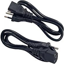 Kit Com 2 Cabo De Força Energia Preto Novo Tripolar Padrão Brasileiro 3 Pinos 1,5 Metros - Ideal Para Computador, PC, Monitor, Impressora, Fonte e Eletrodomésticos