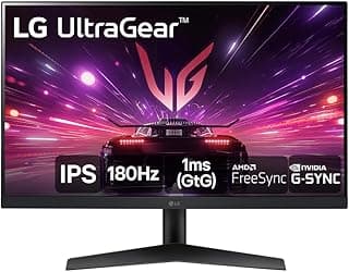 Monitor Gamer LG UltraGear 24” 24GS60F-B IPS Full HD 180Hz 1ms (GtG) NVIDIA® G-SYNC® AMD FreeSync™ HDR10 sRGB 99% HDMI DisplayPort com 38.2% de desconto por R$ 740,99 na amazon