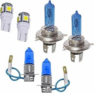 Kit Lampadas Super Branca H4 H3 T10 Farol Alto Baixo Neblina