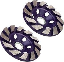 Kit com 2 Discos Rebolo Diamantado para Desbaste – Ideal para Parede, Concreto e Piso, Alta Performance e Durabilidade Compatível com Esmerilhadeira, Corte Preciso e Acabamento Profissional