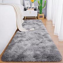 Tapete Felpudo Peludo de Luxo para Quarto, 3D Shaggy, Cinza, Super Macio, Decorativo (cinzento)