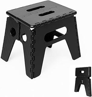 Banco Banqueta Banquinho Dobrável Portátil De Plástico Reforçado Compacto Antiderrapante e Resistente Ideal Para Cozinha Banheiro Escritório Pesca Camping E Uso Infantil Multiuso