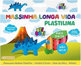 Massa Para Modelar Utiguti 12 Cores 180G. Pacote Com 12-103130