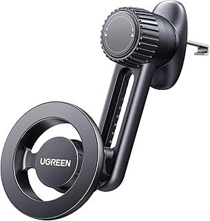 Suporte Magnético UGREEN para Celular MagSafe, Compatível com iPhone 15/14/13/12, Braço Giratório 360°, Não Bloqueia Saídas de Ar