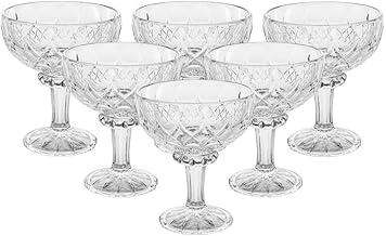 WOLFF - Conjunto 6 Taças de Sobremesa Angel 260ml Cristal Ecológico