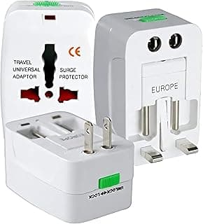 Adaptador Tomada Universal Mais de 150 Países Padrão Internacional Bivolt Para Viagem Internacional Tomada EUA UK ASIA EUROPA