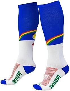 Meia para Corrida Hupi Longa Pernambuco Adulto Unissex, Cor: Pernambuco