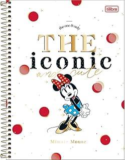 Kit de Cadernos, Tilibra, Universitário, 1 Matéria, Capa Dura, Minnie Core, 80 Folhas, Pacote com 4