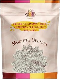 Mucuna Branca em Pó Pura Importada (Mucuna Pruriens) Ca.nuts (500g)