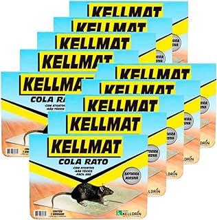 Kit 10 Peças Ratoeira Adesiva cola de rato Linha Premium fácil Usar Controle Roedores Insetos Casas Comércios cola tudo