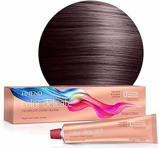 Coloração Amend Color Delicaté, 50g, Livre De Gluten, Parabenos E Óleo Mineral, Livre De Ppd* E Amônia, Hipoalergênica E Demartologicamente Testada, Proteção Contra O Ressecamento, Nutrição Avançada E Controle Do Frizz (55.46 Vermelho Amora)