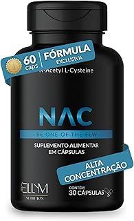 NAC 600mg N-Acetilcisteína Ellym Nutrition 30 Cápsulas Antioxidante Precursor da Glutationa (30 Capsulas, Sem sabor)
