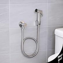 Ducha Higiênica Banheiro Lavabo Completa Cromado Metal1/4 de Volta – Gatilho em Metal, Mangueira 1,20m, Acabamento Moderno e Alta Durabilidade