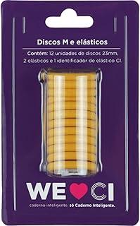 Caderno Inteligente Discos Grande 31Mm 12Discos+Elast Am Kit 108981