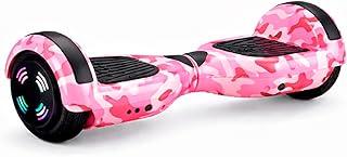 Hoverboard Skate Elétrico 6.5" com Bolsa Led Bluetooth Rosa Camuflado Brinovar
