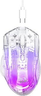 Mouse Gamer Redragon Chazzis Cristal RGB Sigma SG8960 24000 DPI Ergonômico 8 Botões M695CT