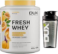 Combo Fresh Whey Dux 450g - Sabor Maracujá + Coqueteleira oficial
