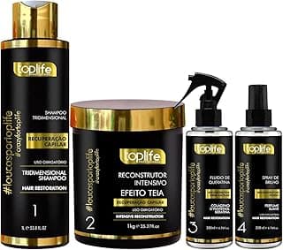 Reconstrução Capilar Profissional 4 Passos Toplife Profissional com 20% de desconto por R$ 199,92 na amazon