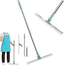 Rodo de Silicone Multiuso com Cabo Extensível, 50cm, Rotação 180°, Ajustável 50 cm de Largura, 63 - 102 cm de Comprimento Vassoura Mágica- THREE BROTHERS com 10% de desconto por R$ 26,91 na amazon