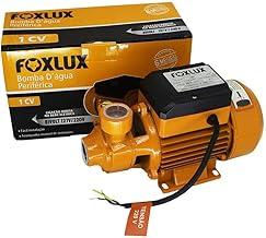 Bomba D’Água Periférica 1CV Bivolt Foxlux 50mca Alta Pressão e 3000Lh Vazão. Ideal para Água Limpa, Cisternas, Reservatórios e Irrigação Leve