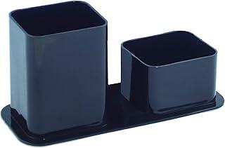 Dello 3030p.0012 - Porta canetas duplo, Preto