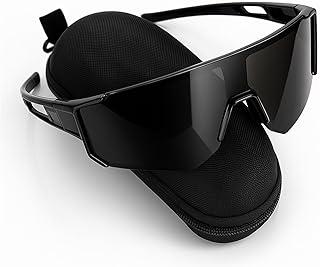 Óculos Ciclismo Corrida Esportivo Bike Mtb Protecao Uv Beach Preto