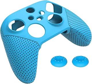 TwiHill Manga protetora de silicone para controle Xbox Series S/Xbox Series X, capa de silicone antiderrapante macia, protege contra poeira, arranhões Acessórios para Xbox Series S/X (Azul)