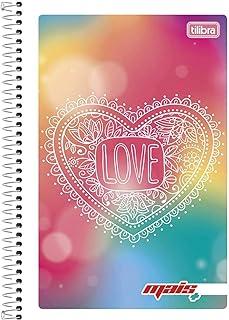 Caderno Espiral, Tilibra 114758, 48 Folhas, Tamanho 1/4 (14x20 cm), Pacote com 20 Cadernos, Capas Sortidas