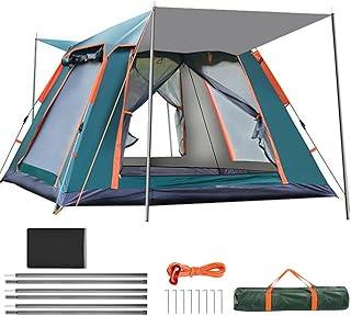 Barraca de Camping Para 2-3 Pessoas, Barraca de Praia, Totalmente Automático Fácil de Monta, de Proteção Solar de Proteção Chuva e Vento Pode Acomodar Pequena Família, Amantes