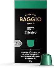 Baggio Café Cápsulas De Café Clássico Compatível Com Nespresso Contém 10 Cápsulas