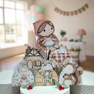 Forminhas para Doces Tema Chapeuzinho Vermelho — Decoração de Festa Infantil, Lembrancinha, Mesa de Doces Personalizada — Kit com 50 unidades