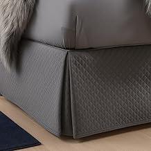 Saia para Cama Box Casal Matelada Lindas em Poliéster Vários Tamanhos(Cinza-Casal)