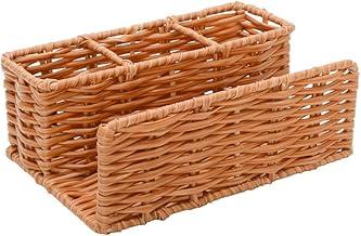 Mimo Style Porta Guardanapo E Sachê Rattan, Feito Inteiramente de Fibra Natural, na Cor Clara. Funcional, Elegante, Resistente e 100% Ecológico. Combina Perfeitamente Com Todos os Estilos