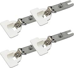 Kit Com 4 Dobradiças Reta Caneco De Armario De Aço Inamel Itatiaia