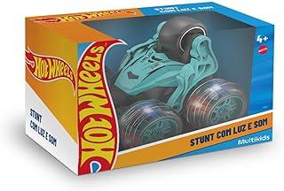 RC HOT WHEELS - STUNT - 4 CANAIS - AZUL - LUZ E SOM