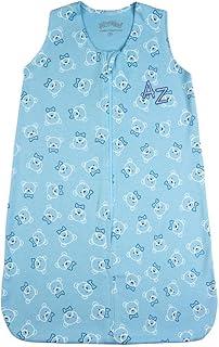 Saco de Dormir Bebê Pijama Suedine Algodão Verão Menino Estampado Ursinhos - Azul