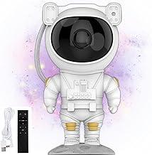 Projetor Astronauta, Luminária De Luz Galáxia Estrelas Nebulosa, Ótima Opção De Presente Para Crianças E Adultos