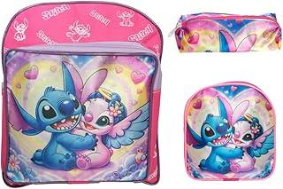 Kit Mochila Infantil Feminina Alça Costas Lancheira Pequena