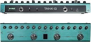 Pedal de Guitarra Multi-Efeitos Tank G, Effects pedaleira guitarra Reverb Delay MOD AMP Bateria lítio cuvave/mvave Recarregável, 36 Presets, 9 amp, 8 IR Cab Slots, 3 Simulação, Delay, Reverb Efeitos